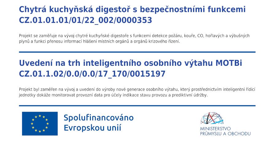 Chytrá kuchyňská digestoř s bezpečnostními funkcemi